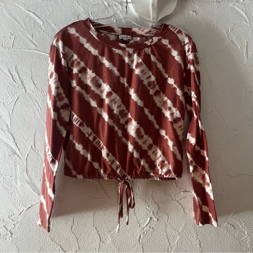 Tie-Dye Long Sleeve Top